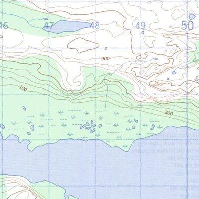 Natural Resources Canada Tikkoatokak Bay, NL (014D09 CanMatrix) digital map
