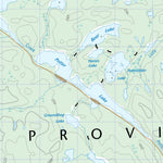 Natural Resources Canada Tom Thomson Lake (031E10 CanTopo) digital map