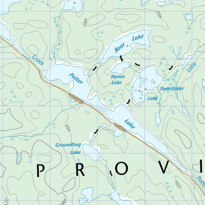 Natural Resources Canada Tom Thomson Lake (031E10 CanTopo) digital map