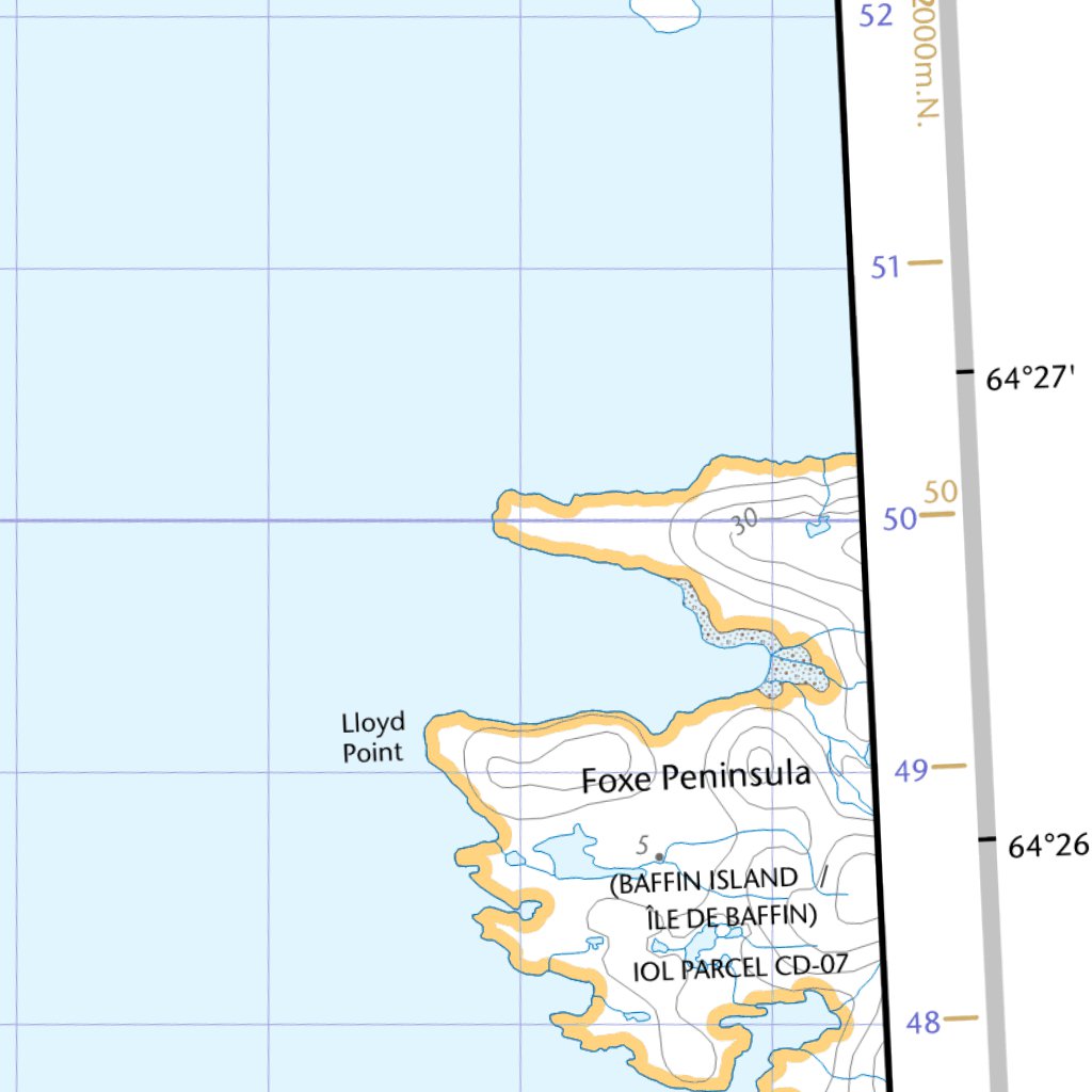 Trinity Islands (036D08 CanTopo) Map by Natural Resources Canada ...