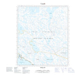 Natural Resources Canada Tuksha Lake (036B11 CanTopo) digital map