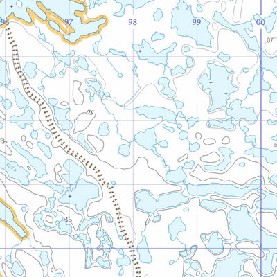 Natural Resources Canada Tunnil Lake (026E14 CanTopo) digital map