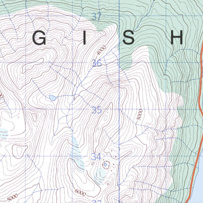 Natural Resources Canada Tutshi Lake, BC (104M15 CanMatrix) digital map