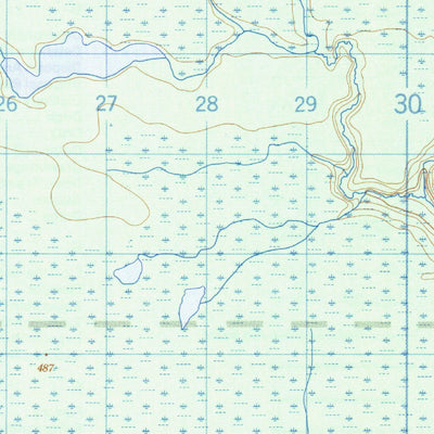 Natural Resources Canada Unnamed, AB (074D15 CanMatrix) digital map