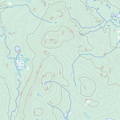 Natural Resources Canada Unnamed, NL (013B11 Toporama) digital map