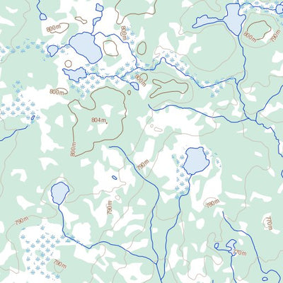 Natural Resources Canada Unnamed, NT (095I08 Toporama) digital map