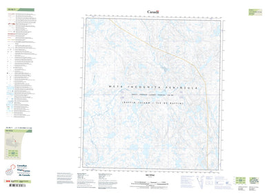 Natural Resources Canada Unnamed, NU (025M01 CanTopo) digital map