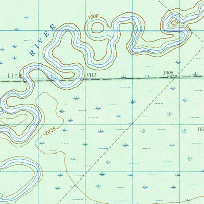 Natural Resources Canada Wabasca River, AB (084J03 CanMatrix) digital map