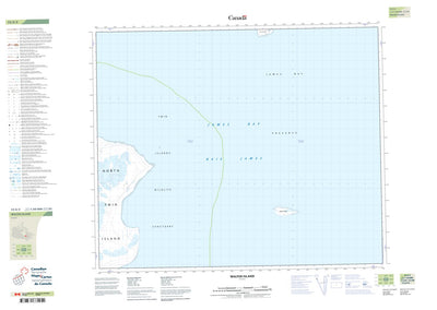 Natural Resources Canada Walter Island (033E05 CanTopo) digital map