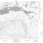 Natural Resources Canada Wapawekka Narrows, SK (073I16 CanMatrix) digital map