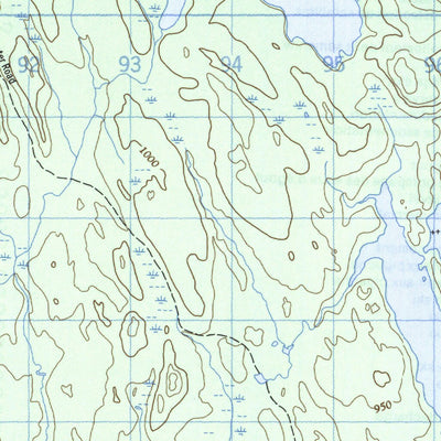 Natural Resources Canada Watt Lake, MB (064C07 CanMatrix) digital map