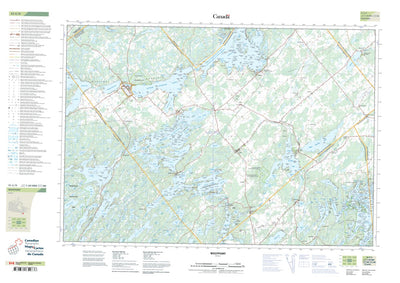 Natural Resources Canada Westport, ON (031C09 CanTopo) digital map