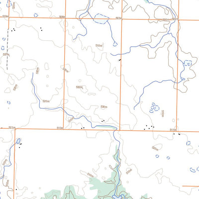 Natural Resources Canada Wild Rose, SK (073G08 Toporama) digital map
