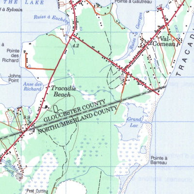 Natural Resources Canada Wishart Point, NB (021P07 CanMatrix) digital map