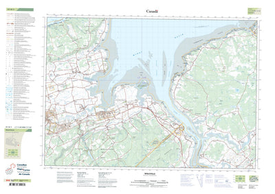 Natural Resources Canada Wolfville, NS (021H01 CanTopo) digital map