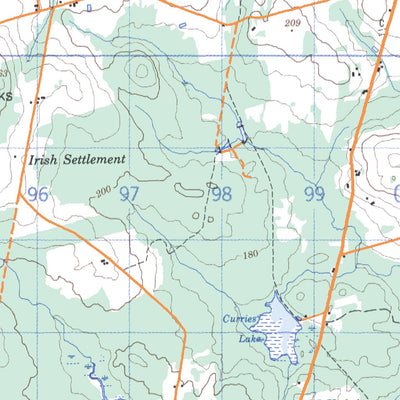 Natural Resources Canada Woodstock, NB (021J04 CanMatrix) digital map