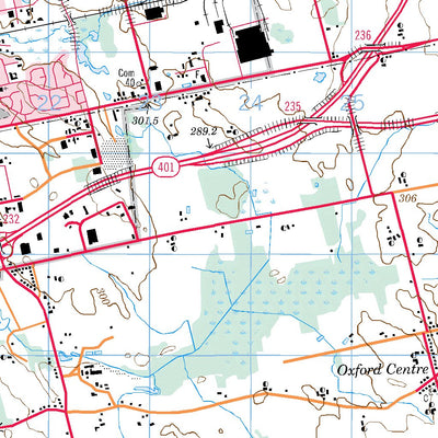 Natural Resources Canada Woodstock, ON (040P02 CanMatrix) digital map