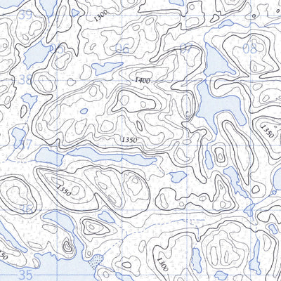 Natural Resources Canada Zin Bay East, NT (074N14 CanMatrix) digital map