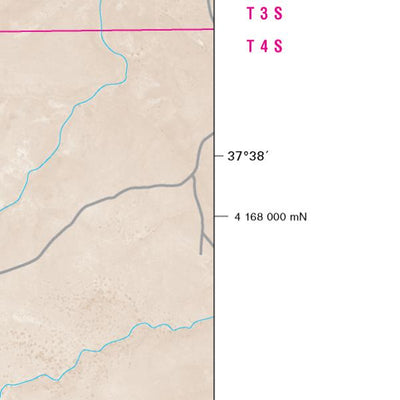 Nevada Department of Transportation Caliente Area Map digital map