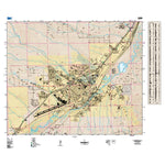 Nevada Department of Transportation Elko Area Map digital map