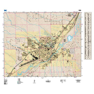 Nevada Department of Transportation Elko Area Map digital map