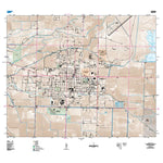 Nevada Department of Transportation Fallon Area Map digital map