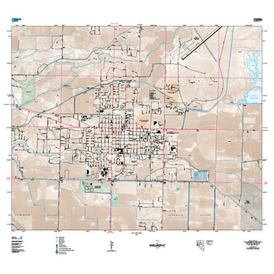 Nevada Department of Transportation Fallon Area Map digital map