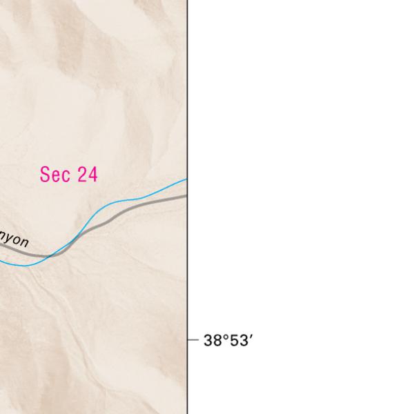 Gabbs Area Map by Nevada Department of Transportation Avenza Maps