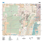 Nevada Department of Transportation Indian Hills Area Map digital map