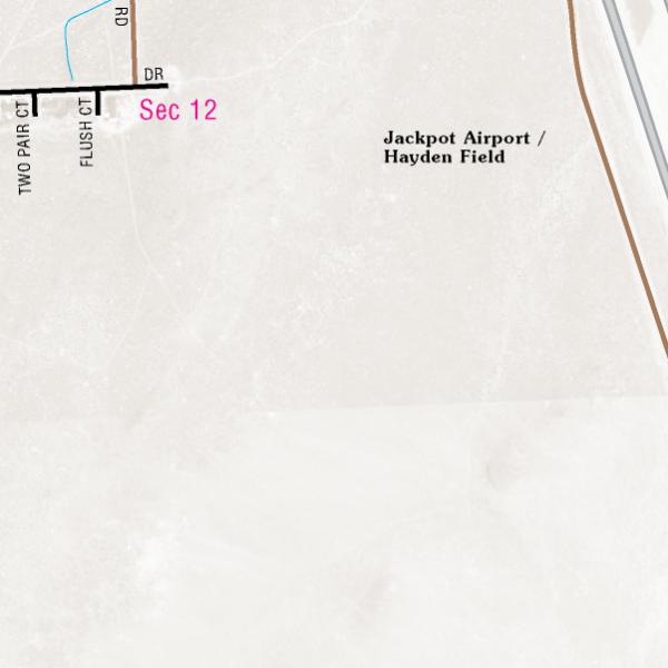 Jackpot Area Map by Nevada Department of Transportation Avenza Maps