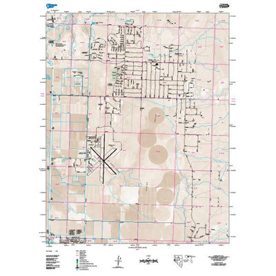 Nevada Department of Transportation Johnson Lane Area Map digital map