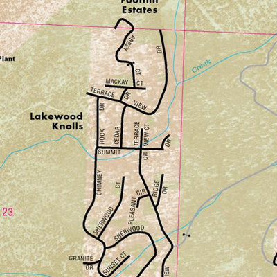 Nevada Department of Transportation Kingsbury, Zephyr Cove Area Map digital map