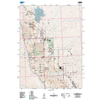 Nevada Department of Transportation Logandale Area Map digital map
