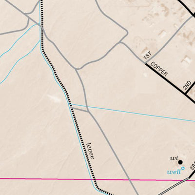 Nevada Department of Transportation Luning Area Map digital map