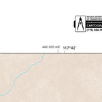 Nevada Department of Transportation McDermitt Area Map digital map