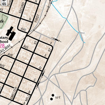 Nevada Department of Transportation McGill Area Map digital map