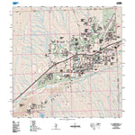 Nevada Department of Transportation Mesquite and Bunkerville Area Map digital map