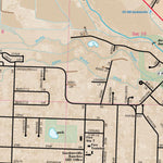 Nevada Department of Transportation Minden Gardnerville Area Map digital map