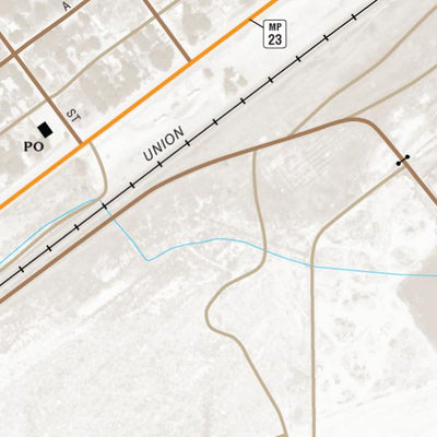 Nevada Department of Transportation Montello Area Map digital map