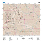 Nevada Department of Transportation Mound House Area Map digital map