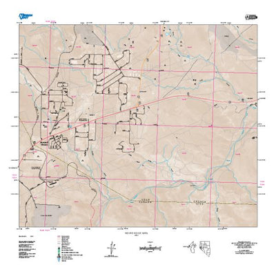 Nevada Department of Transportation Mound House Area Map digital map