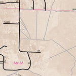 Nevada Department of Transportation Mound House Area Map digital map