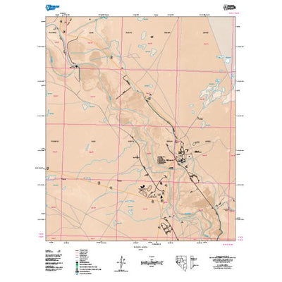 Nevada Department of Transportation Nixon Area Map digital map