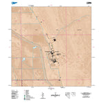 Nevada Department of Transportation Owyhee Area Map digital map