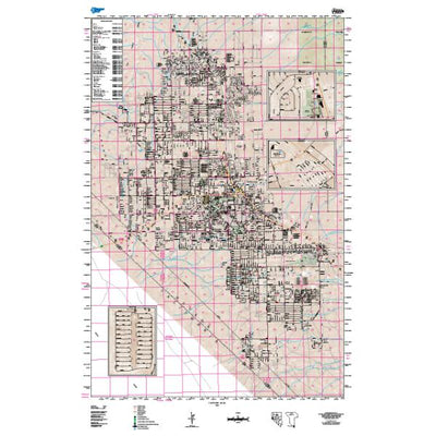 Nevada Department of Transportation Pahrump Area Map digital map
