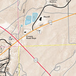 Nevada Department of Transportation Pioche Area Map digital map