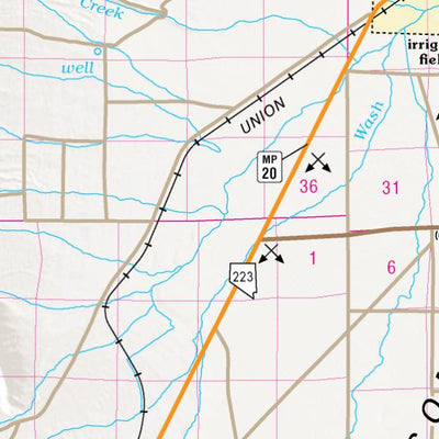 Nevada Department of Transportation Quad 0201 - Montello digital map