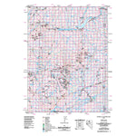 Nevada Department of Transportation Quad 0207 - Osgood Mountains digital map