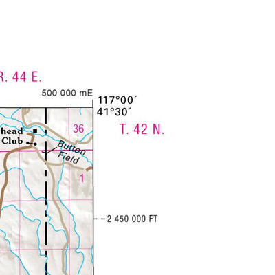 Nevada Department of Transportation Quad 0207 - Osgood Mountains digital map