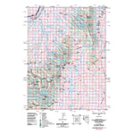 Nevada Department of Transportation Quad 0303 - Ruby Mountains digital map